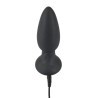 Black Velvets Plug vibrant Rimmer Velvet 11 x 4.2 cm Noir